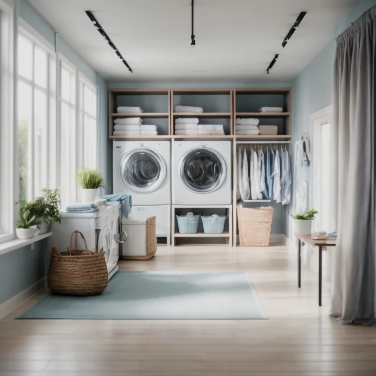 洗濯作業の様子